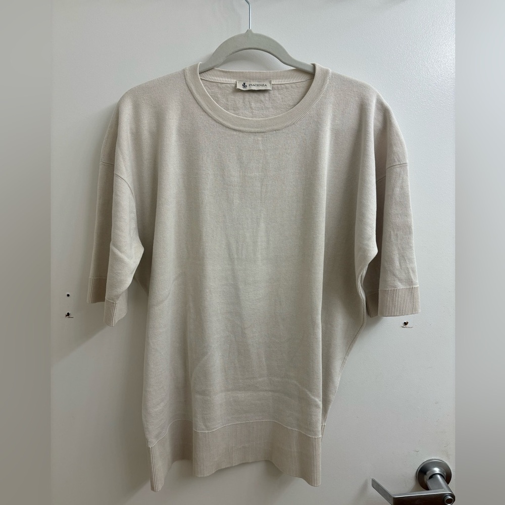 Piacezna Silk-Cotton T-Shirt
